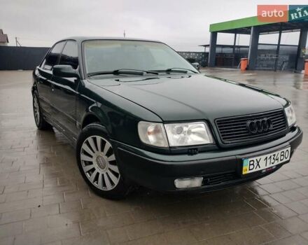 Зеленый Ауди 100, объемом двигателя 2.8 л и пробегом 320 тыс. км за 4200 $, фото 2 на Automoto.ua