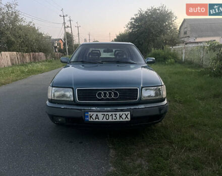 Зеленый Ауди 100, объемом двигателя 2.8 л и пробегом 215 тыс. км за 2800 $, фото 4 на Automoto.ua