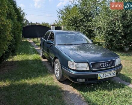 Зеленый Ауди 100, объемом двигателя 2.8 л и пробегом 350 тыс. км за 3800 $, фото 10 на Automoto.ua