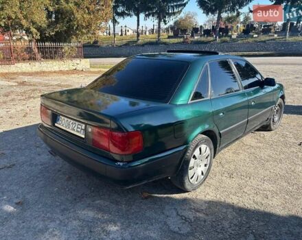 Зеленый Ауди 100, объемом двигателя 2.6 л и пробегом 292 тыс. км за 2800 $, фото 2 на Automoto.ua