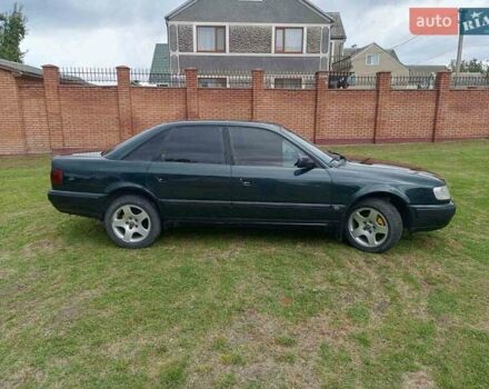 Зеленый Ауди 100, объемом двигателя 2.3 л и пробегом 370 тыс. км за 3000 $, фото 1 на Automoto.ua