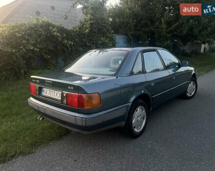Зеленый Ауди 100, объемом двигателя 2.8 л и пробегом 215 тыс. км за 2800 $, фото 2 на Automoto.ua