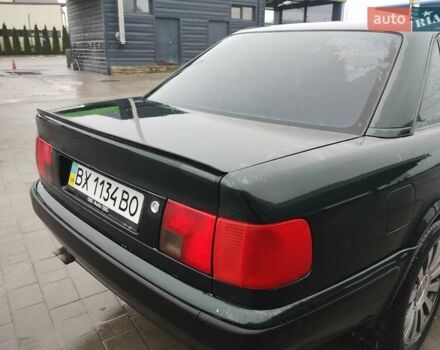 Зеленый Ауди 100, объемом двигателя 2.8 л и пробегом 320 тыс. км за 4200 $, фото 1 на Automoto.ua