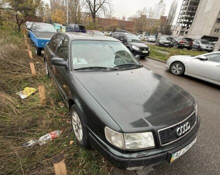 Зеленый Ауди 100, объемом двигателя 2 л и пробегом 415 тыс. км за 2500 $, фото 2 на Automoto.ua