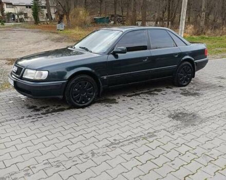 Зеленый Ауди 100, объемом двигателя 2.77 л и пробегом 500 тыс. км за 2400 $, фото 1 на Automoto.ua