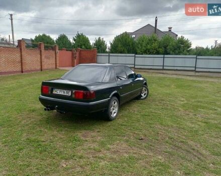 Зеленый Ауди 100, объемом двигателя 2.3 л и пробегом 370 тыс. км за 3000 $, фото 3 на Automoto.ua