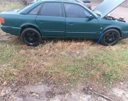 Зеленый Ауди 100, объемом двигателя 2.8 л и пробегом 320 тыс. км за 2100 $, фото 4 на Automoto.ua