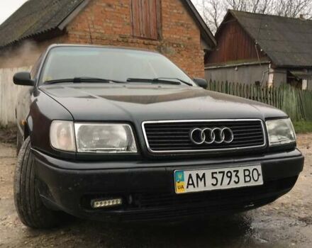 Зеленый Ауди 100, объемом двигателя 2.3 л и пробегом 300 тыс. км за 2800 $, фото 1 на Automoto.ua