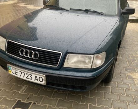 Зеленый Ауди 100, объемом двигателя 2.3 л и пробегом 388 тыс. км за 2200 $, фото 1 на Automoto.ua