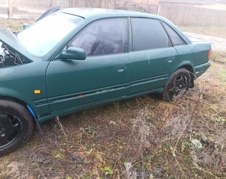 Зеленый Ауди 100, объемом двигателя 2.8 л и пробегом 320 тыс. км за 2100 $, фото 3 на Automoto.ua