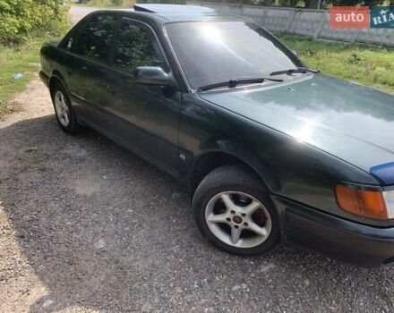 Зеленый Ауди 100, объемом двигателя 1.99 л и пробегом 451 тыс. км за 3400 $, фото 1 на Automoto.ua