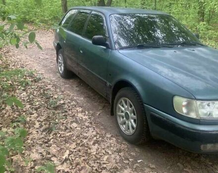 Зеленый Ауди 100, объемом двигателя 2 л и пробегом 392 тыс. км за 2900 $, фото 1 на Automoto.ua