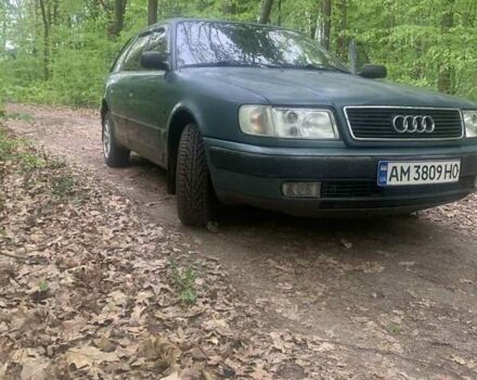 Зеленый Ауди 100, объемом двигателя 2 л и пробегом 392 тыс. км за 2900 $, фото 7 на Automoto.ua