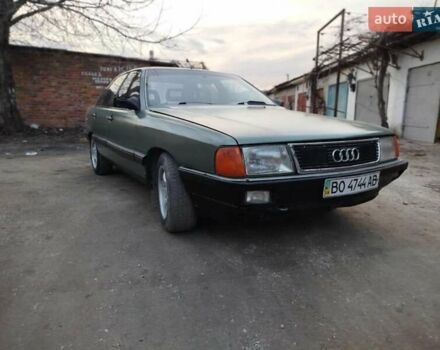 Зеленый Ауди 100, объемом двигателя 2 л и пробегом 200 тыс. км за 1000 $, фото 1 на Automoto.ua