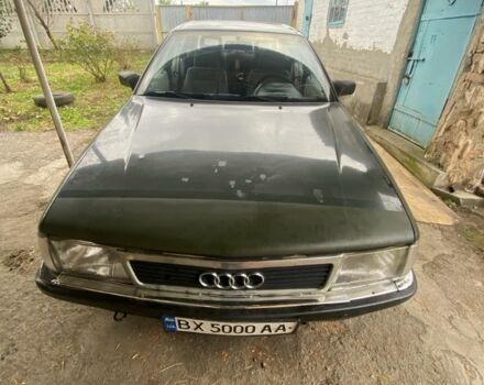 Зеленый Ауди 100, объемом двигателя 2 л и пробегом 214 тыс. км за 1750 $, фото 1 на Automoto.ua