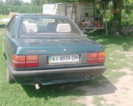 Зеленый Ауди 100, объемом двигателя 2 л и пробегом 374 тыс. км за 700 $, фото 1 на Automoto.ua
