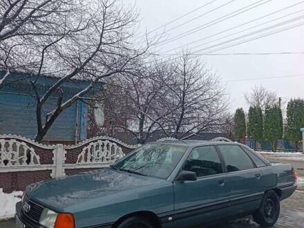 Зеленый Ауди 100, объемом двигателя 2 л и пробегом 350 тыс. км за 2350 $, фото 1 на Automoto.ua