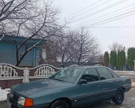 Зеленый Ауди 100, объемом двигателя 2 л и пробегом 350 тыс. км за 2350 $, фото 1 на Automoto.ua