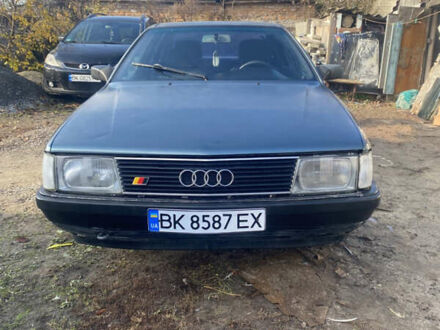 Зеленый Ауди 100, объемом двигателя 1.99 л и пробегом 256 тыс. км за 1700 $, фото 1 на Automoto.ua