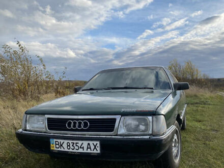 Зеленый Ауди 100, объемом двигателя 2 л и пробегом 450 тыс. км за 2000 $, фото 1 на Automoto.ua