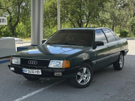 Ауді 100 1990 у Запоріжжя на Automoto.ua Зелений Ауді 100, об'ємом двигуна 2 л та пробігом 313 тис. км за 1150 $, фото 1 на Automoto.ua