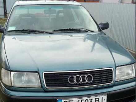Зеленый Ауди 100, объемом двигателя 2 л и пробегом 311 тыс. км за 3200 $, фото 1 на Automoto.ua