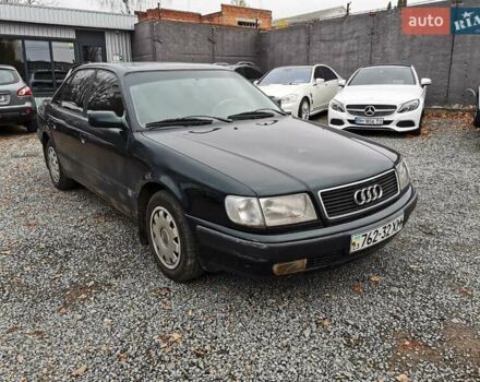 Зеленый Ауди 100, объемом двигателя 2 л и пробегом 261 тыс. км за 2450 $, фото 1 на Automoto.ua