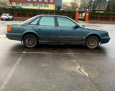 Зеленый Ауди 100, объемом двигателя 2 л и пробегом 200 тыс. км за 1400 $, фото 1 на Automoto.ua