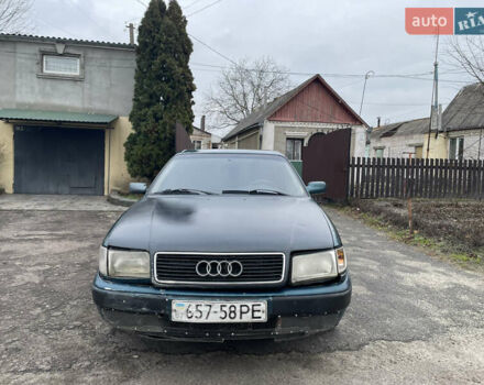 Зеленый Ауди 100, объемом двигателя 2.3 л и пробегом 300 тыс. км за 1500 $, фото 1 на Automoto.ua