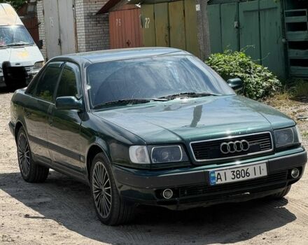 Зеленый Ауди 100, объемом двигателя 2.6 л и пробегом 500 тыс. км за 3000 $, фото 1 на Automoto.ua