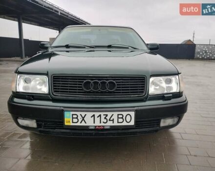 Зеленый Ауди 100, объемом двигателя 2.8 л и пробегом 320 тыс. км за 4200 $, фото 1 на Automoto.ua