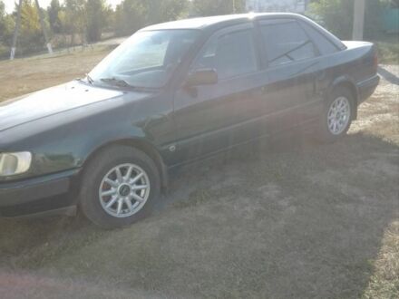 Зеленый Ауди 100, объемом двигателя 2.6 л и пробегом 379 тыс. км за 4100 $, фото 1 на Automoto.ua