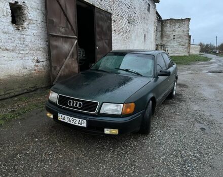 Зеленый Ауди 100, объемом двигателя 2 л и пробегом 300 тыс. км за 1700 $, фото 1 на Automoto.ua