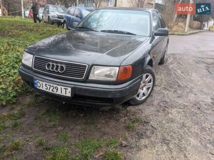 Зеленый Ауди 100, объемом двигателя 2.37 л и пробегом 370 тыс. км за 2250 $, фото 1 на Automoto.ua