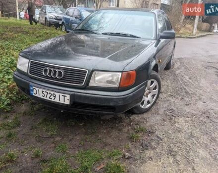 Зеленый Ауди 100, объемом двигателя 2.37 л и пробегом 370 тыс. км за 2250 $, фото 1 на Automoto.ua