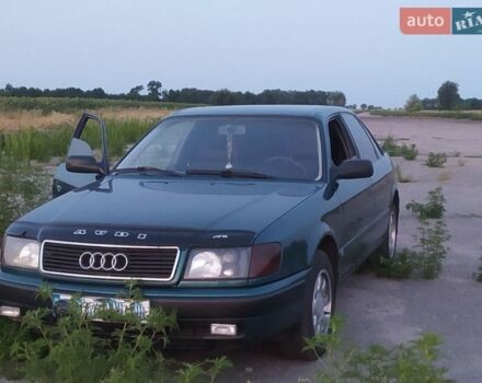 Зеленый Ауди 100, объемом двигателя 2.3 л и пробегом 450 тыс. км за 2600 $, фото 1 на Automoto.ua