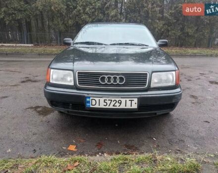 Зеленый Ауди 100, объемом двигателя 2.37 л и пробегом 370 тыс. км за 2250 $, фото 1 на Automoto.ua