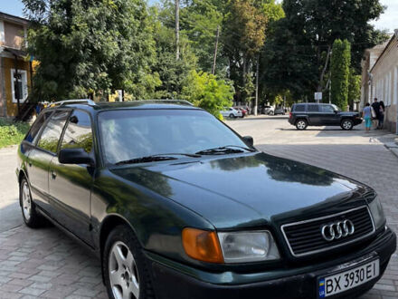 Зеленый Ауди 100, объемом двигателя 2.8 л и пробегом 200 тыс. км за 2500 $, фото 1 на Automoto.ua