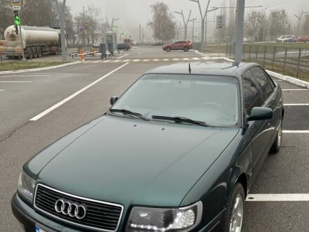 Зеленый Ауди 100, объемом двигателя 2.8 л и пробегом 400 тыс. км за 3500 $, фото 1 на Automoto.ua