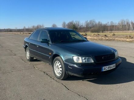 Зелений Ауді 100, об'ємом двигуна 2.4 л та пробігом 380 тис. км за 2100 $, фото 1 на Automoto.ua