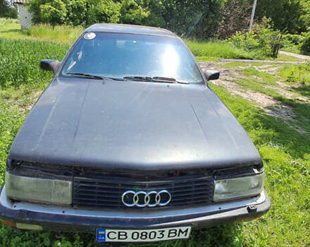 Черный Ауди 200, объемом двигателя 2.23 л и пробегом 341 тыс. км за 900 $, фото 1 на Automoto.ua