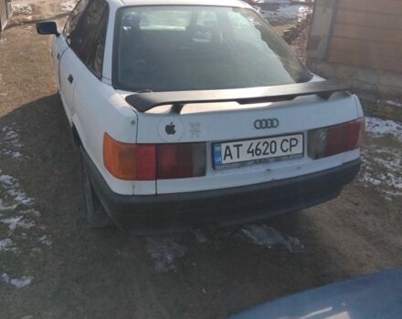 Белый Ауди 80, объемом двигателя 1.8 л и пробегом 90 тыс. км за 950 $, фото 2 на Automoto.ua