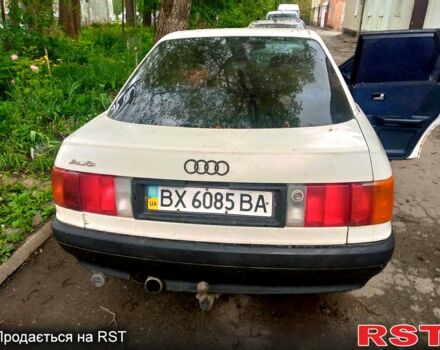 Белый Ауди 80, объемом двигателя 1.8 л и пробегом 0 тыс. км за 1350 $, фото 1 на Automoto.ua