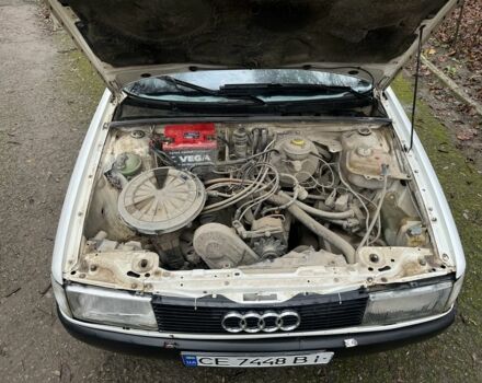 Белый Ауди 80, объемом двигателя 1.6 л и пробегом 300 тыс. км за 1100 $, фото 14 на Automoto.ua