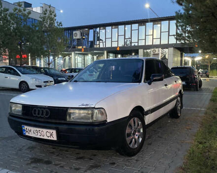 Білий Ауді 80, об'ємом двигуна 1.8 л та пробігом 300 тис. км за 1750 $, фото 15 на Automoto.ua