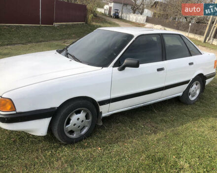 Белый Ауди 80, объемом двигателя 1.8 л и пробегом 380 тыс. км за 1666 $, фото 1 на Automoto.ua