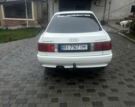 Белый Ауди 80, объемом двигателя 1.8 л и пробегом 270 тыс. км за 3000 $, фото 3 на Automoto.ua