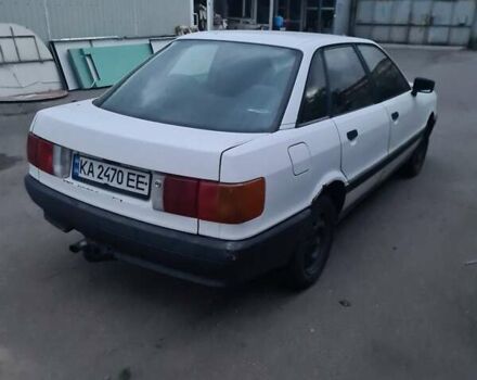 Белый Ауди 80, объемом двигателя 1.8 л и пробегом 77 тыс. км за 1250 $, фото 2 на Automoto.ua