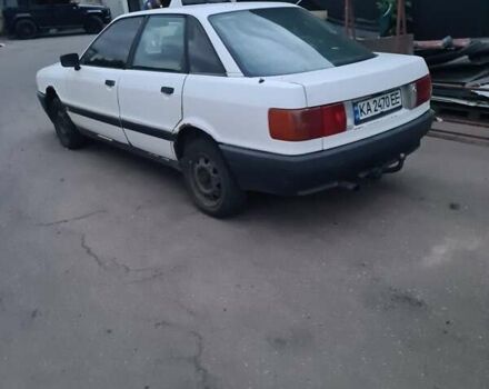 Белый Ауди 80, объемом двигателя 1.8 л и пробегом 77 тыс. км за 1250 $, фото 3 на Automoto.ua