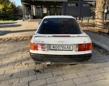 Белый Ауди 80, объемом двигателя 0 л и пробегом 300 тыс. км за 650 $, фото 2 на Automoto.ua